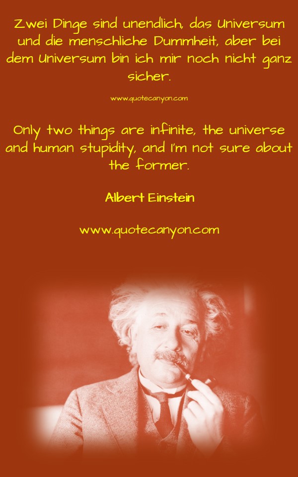 Albert Einstein German To English Quotes