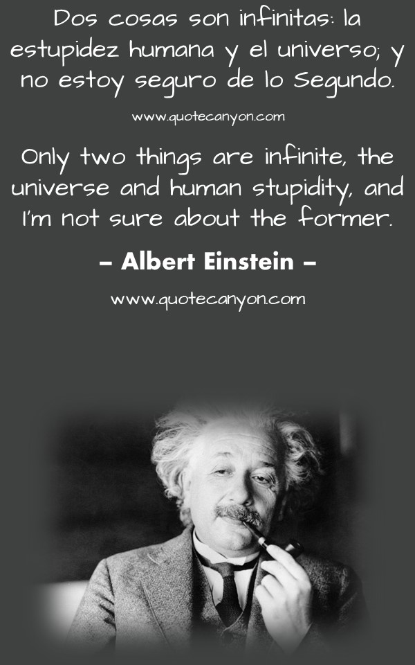 English To Spanish Albert Einstein Quotes