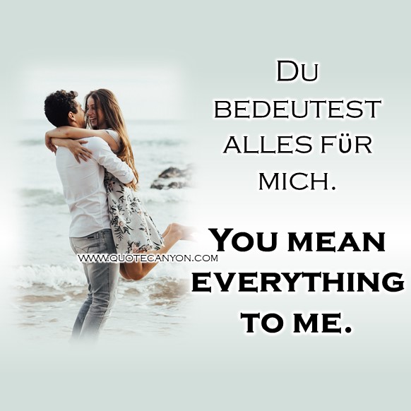 German quotes on love