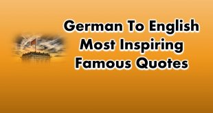 German To English Most Inspiring Famous Quotes